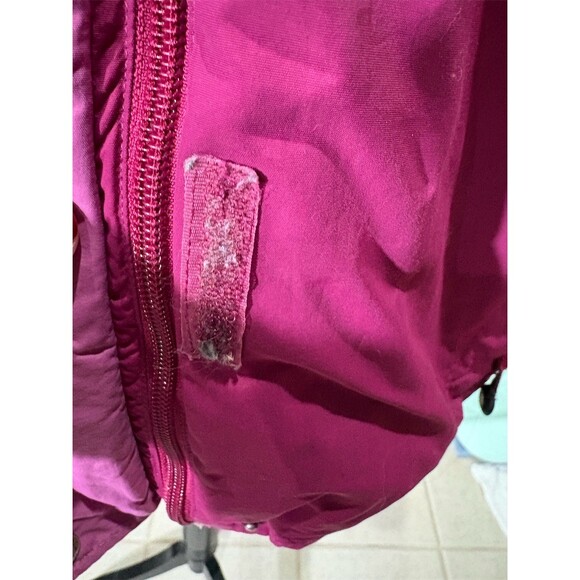 L.L.Bean Jacket Womens Size M Purple Hooded Lightweight Full Zip Outdoor - Picture 9 of 14